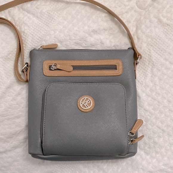 This is a nice leather bag that is brand new. The brand is  Kim Rogers. - Picture 1 of 6